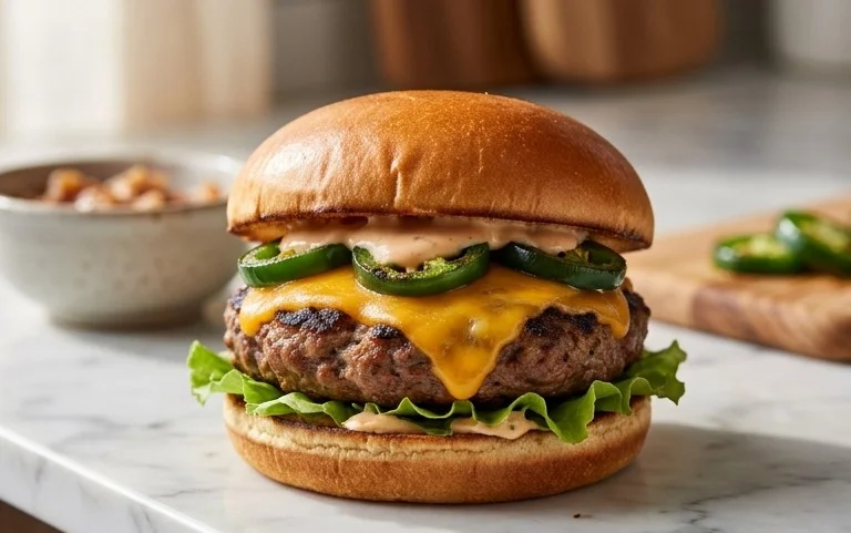 Burgers Jalapeno Cheddar (Dinde ou Boeuf) Irrésistibles