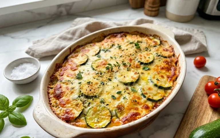 Gratin Courgette & Fromage Facile : Recette Rapide